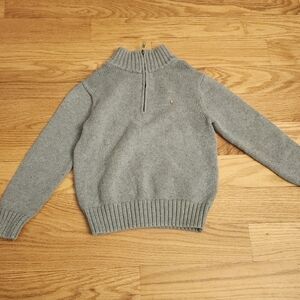 Polo By Ralph Lauren half zip grey sweater